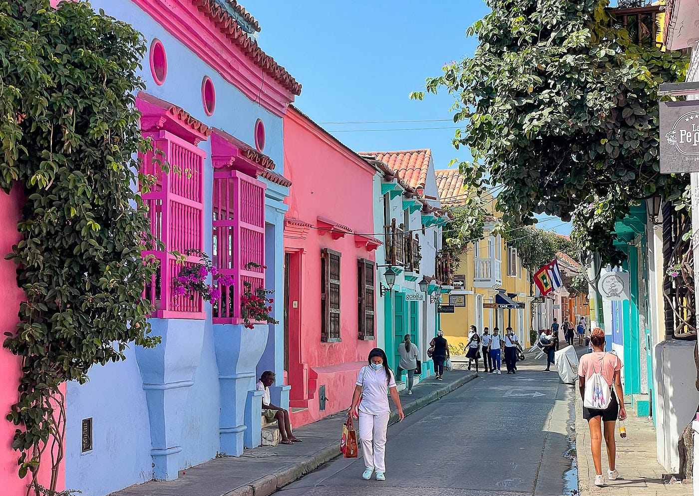 Colombia - Colorful streets of Cartagena